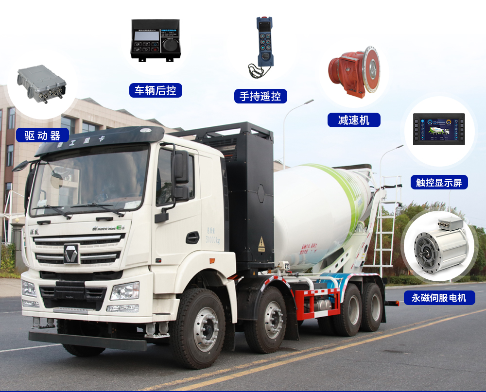 興泰純電攪拌車(chē)專(zhuān)用智控電驅(qū)上裝系統(tǒng)：混凝土運(yùn)輸行業(yè)的革新力量
